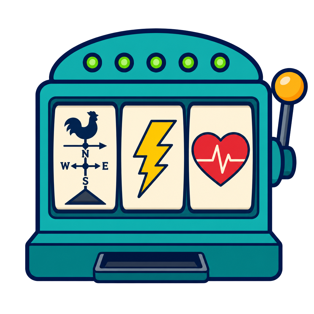 Slot machine spinner icon